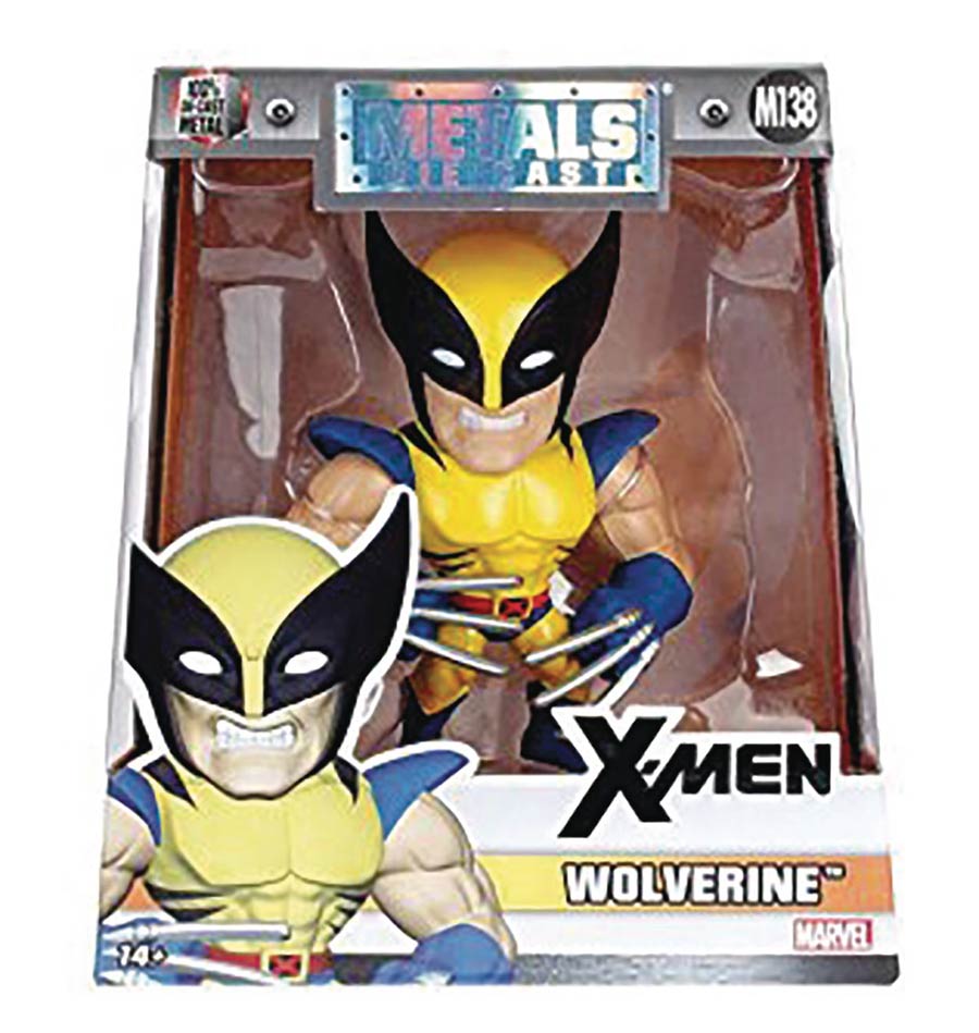 Metals X-Men 4-Inch Die-Cast Figure - Wolverine