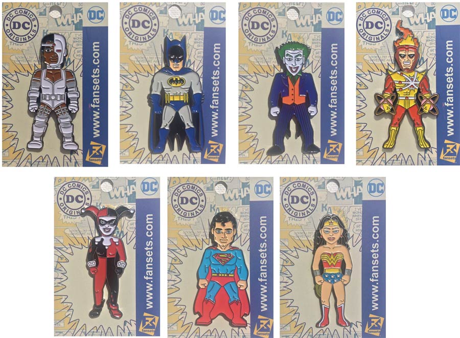 DC Classics Enamel Pin 49-Piece Assortment Case