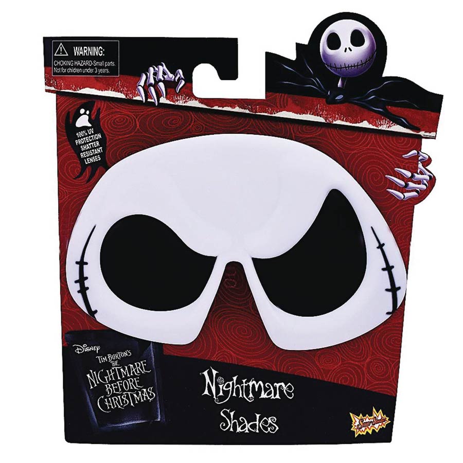 Nightmare Before Christmas Sunstaches Sunglasses - Jack Skellington