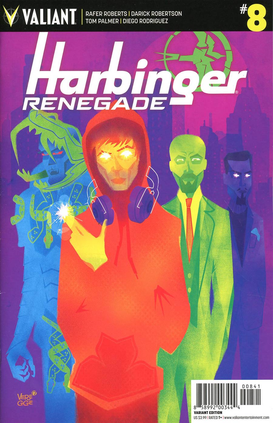 Harbinger Renegade #8 Cover D Incentive Jeffrey Veregge Variant Cover