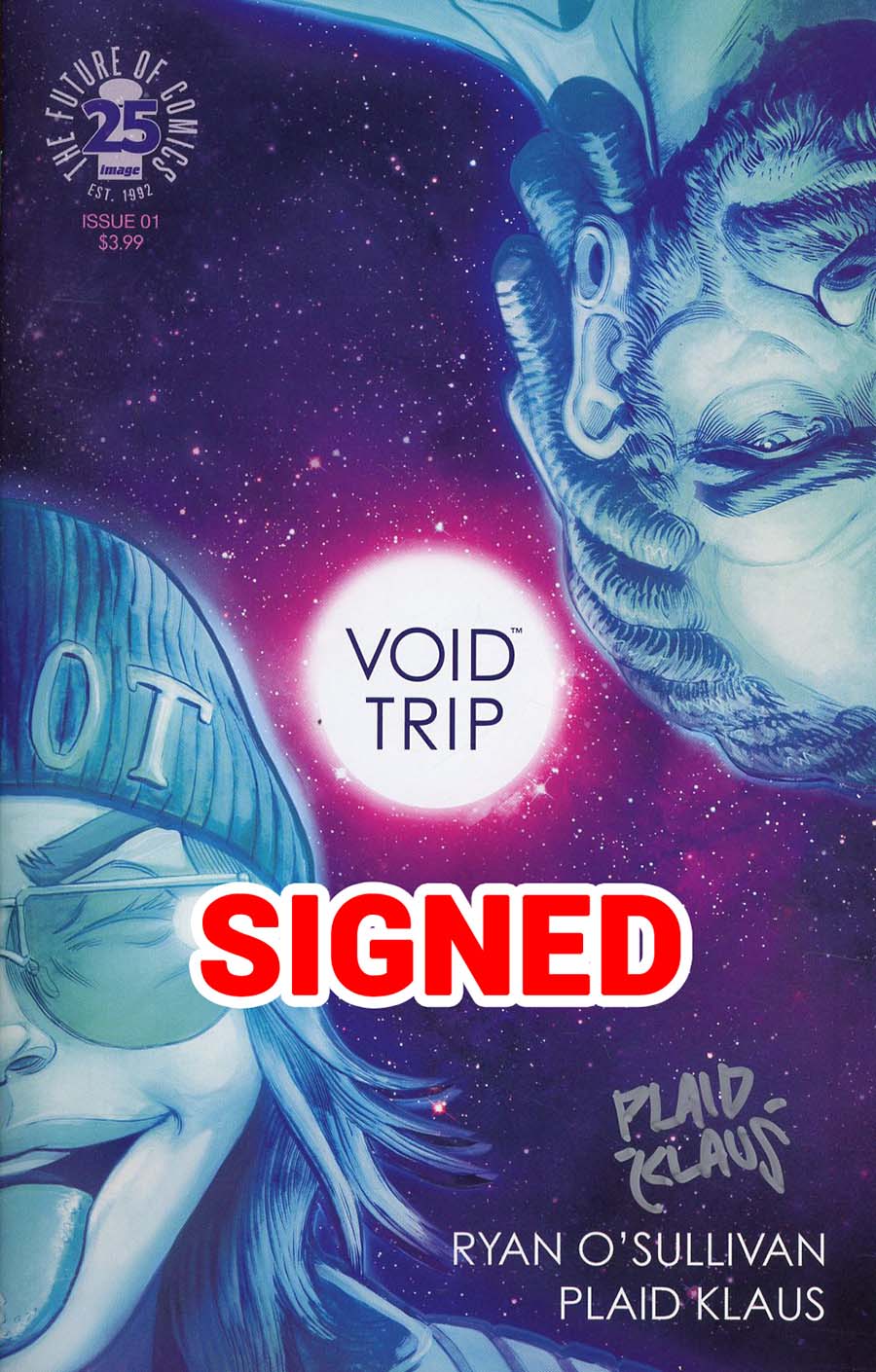 Void Trip #1 Cover B Signed By Plaid Klaus