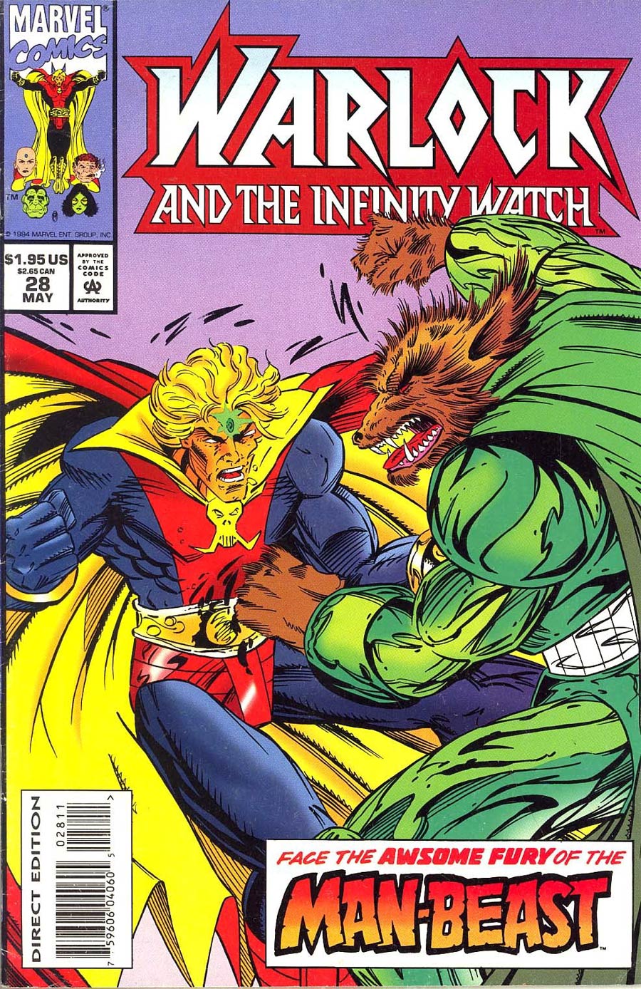 Warlock And The Infinity Watch #28 Cover B Without Cards