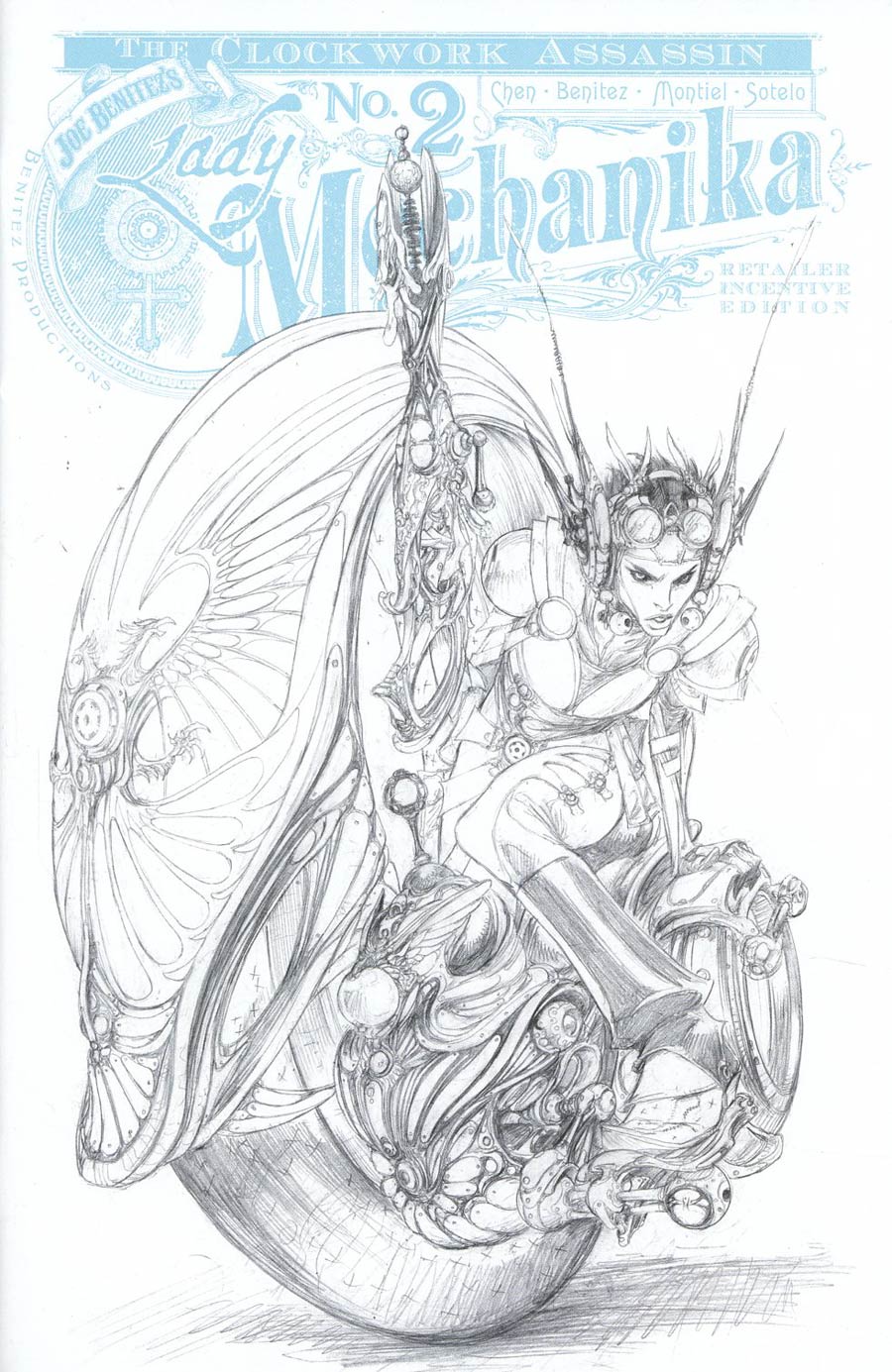 Lady Mechanika Clockwork Assassin #2 Cover C Incentive Joe Benitez Variant Cover