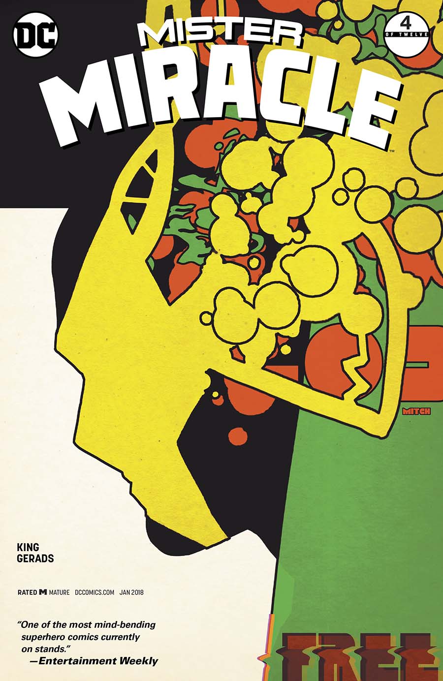 Mister Miracle Vol 4 #4 Cover B Variant Mitch Gerads Cover