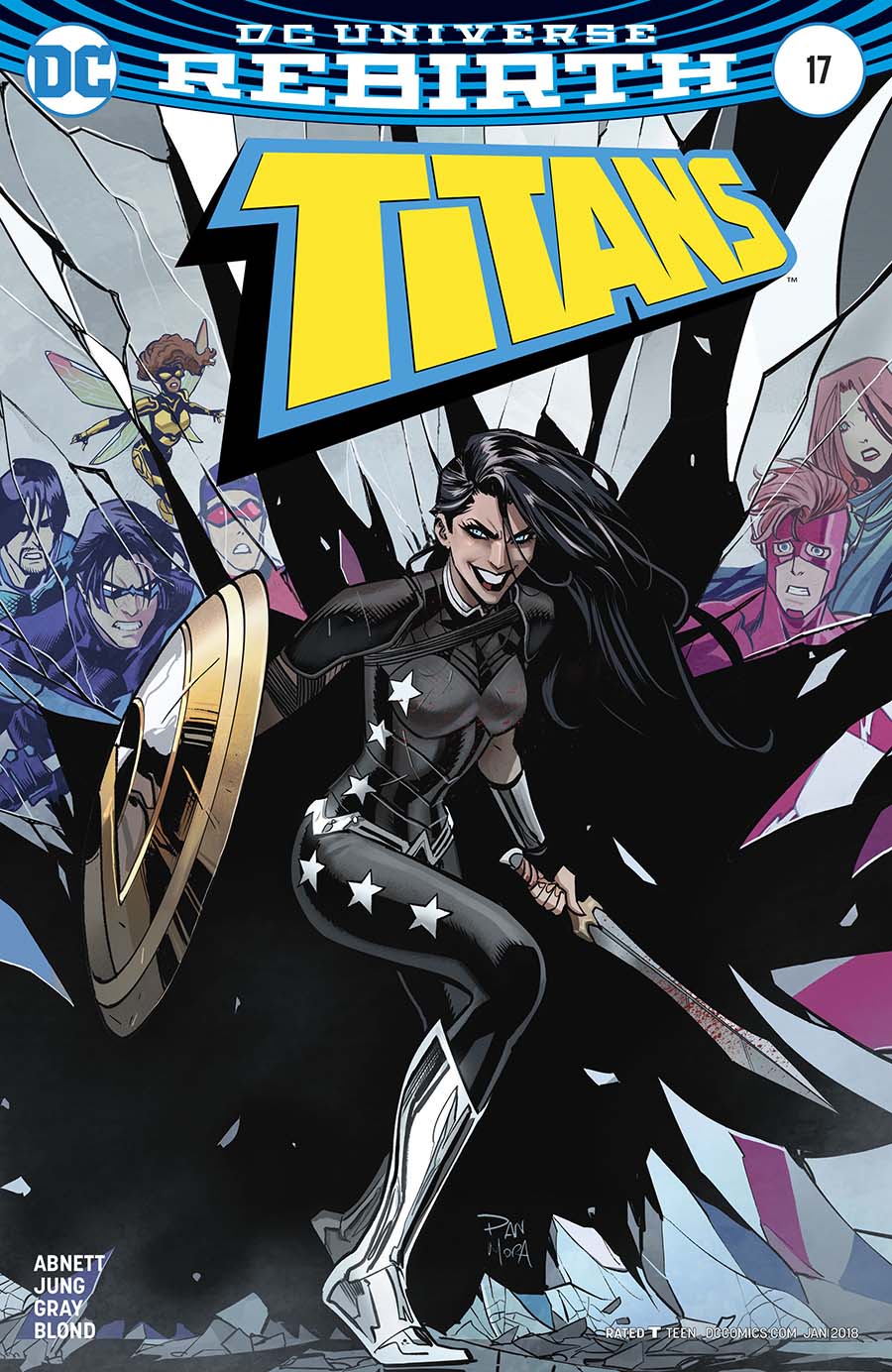 Titans Vol 3 #17 Cover B Variant Dan Mora Cover