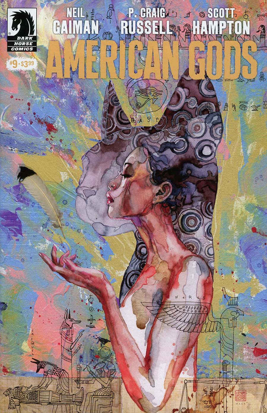 American Gods Shadows #9 Cover B Variant David Mack Cover