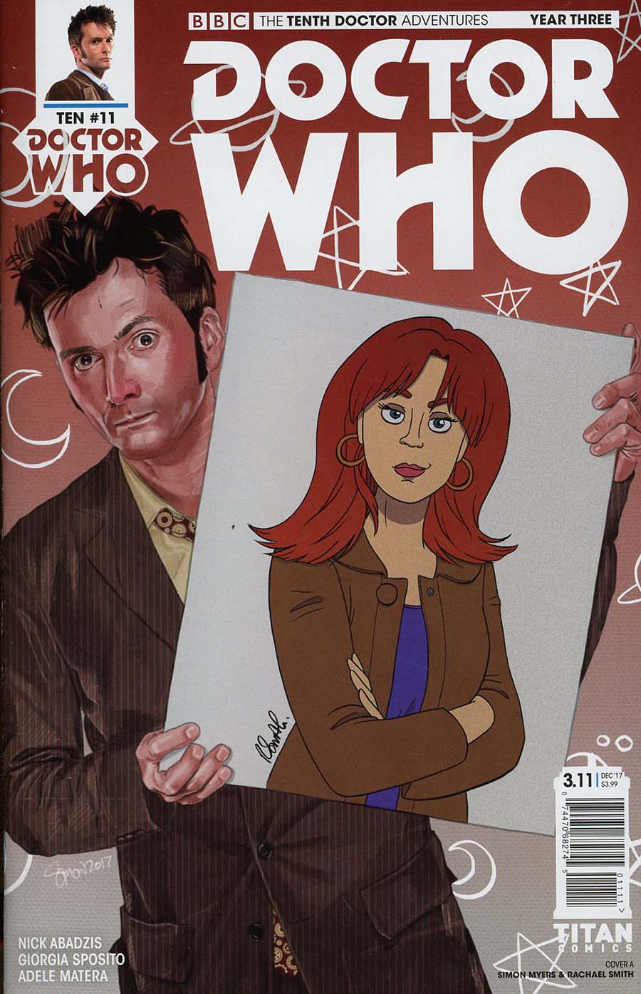 Doctor Who 10th Doctor Year Three #11 Cover A Regular Simon Myers & Rachael Smith Cover