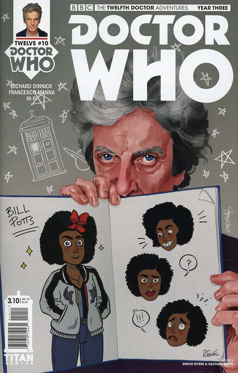 Doctor Who 12th Doctor Year Three #10 Cover A Regular Simon Myers & Rachael Smith Cover