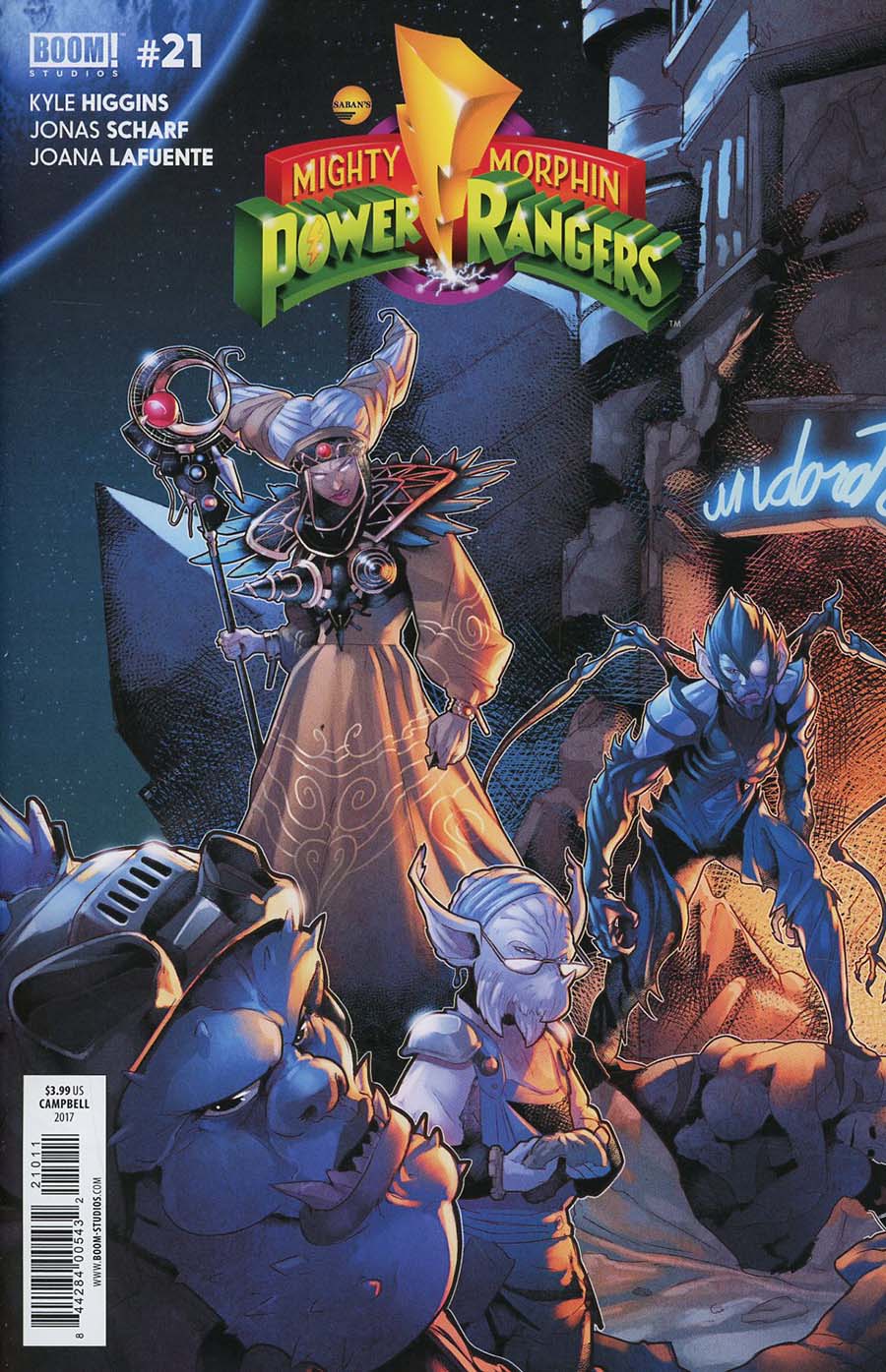 Mighty Morphin Power Rangers (BOOM Studios) #21 Cover A Regular Jamal Campbell Cover