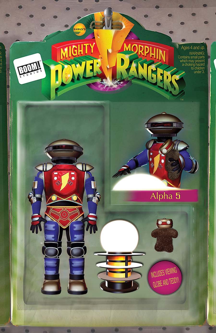 Mighty Morphin Power Rangers (BOOM Studios) #21 Cover B Variant Joshua McDonald Action Figure Cover