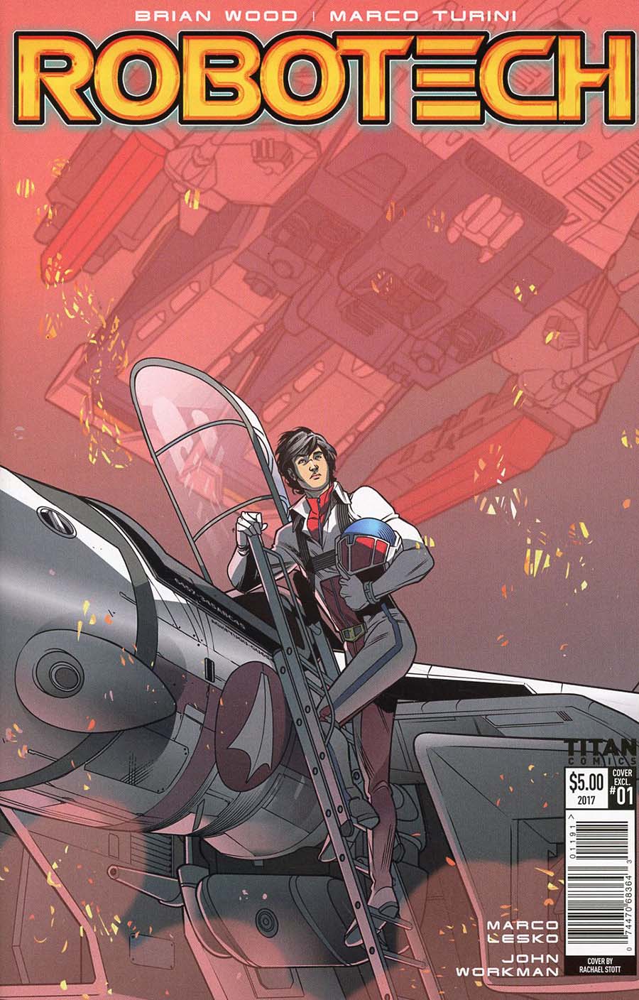 Robotech Vol 3 #1 Cover J SDCC Exclusive Rachael Stott Variant Cover