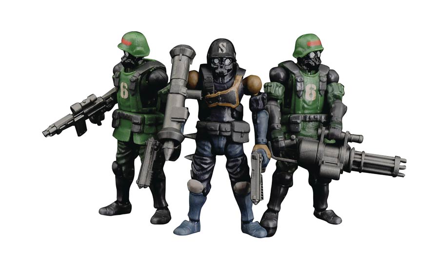 Acid Rain B2Five K6 Jungle Soldier Action Figure Set