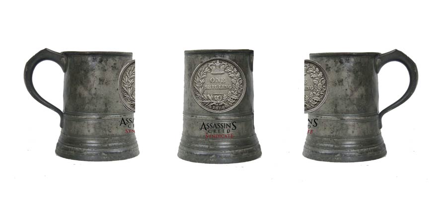 Assassins Creed Coin Stein 3D Molded Mug