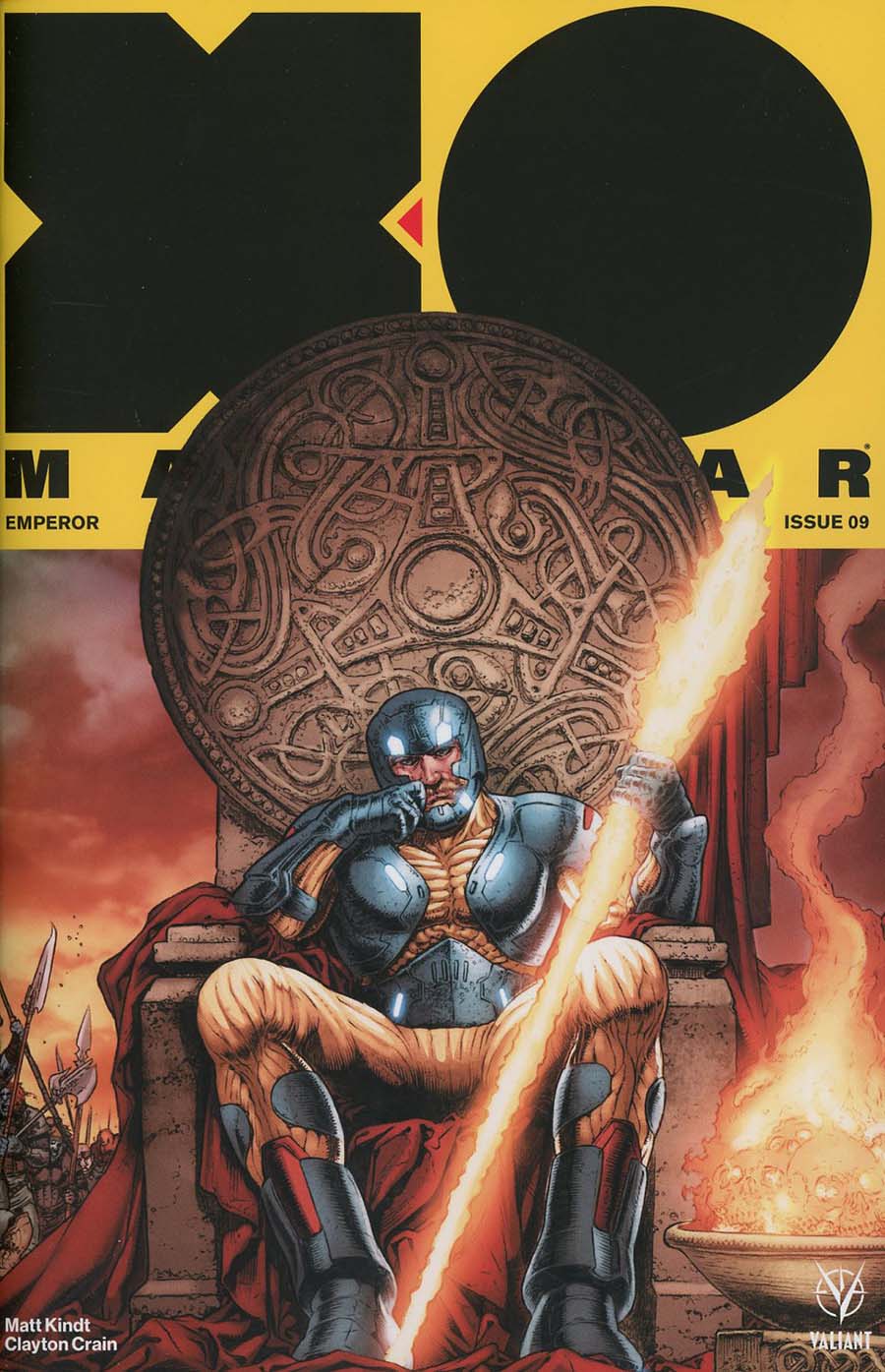 X-O Manowar Vol 4 #9 Cover D Incentive Juan Jose Ryp Interlocking Variant Cover