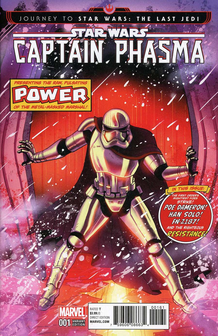 Journey To Star Wars The Last Jedi Captain Phasma #1 Cover G Incentive Paulina Ganucheau Homage Variant Cover