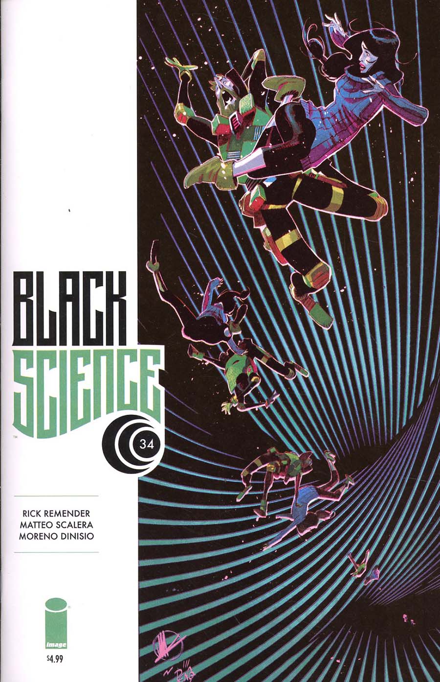 Black Science #34 Cover A Regular Matteo Scalera & Moreno Dinisio Cover