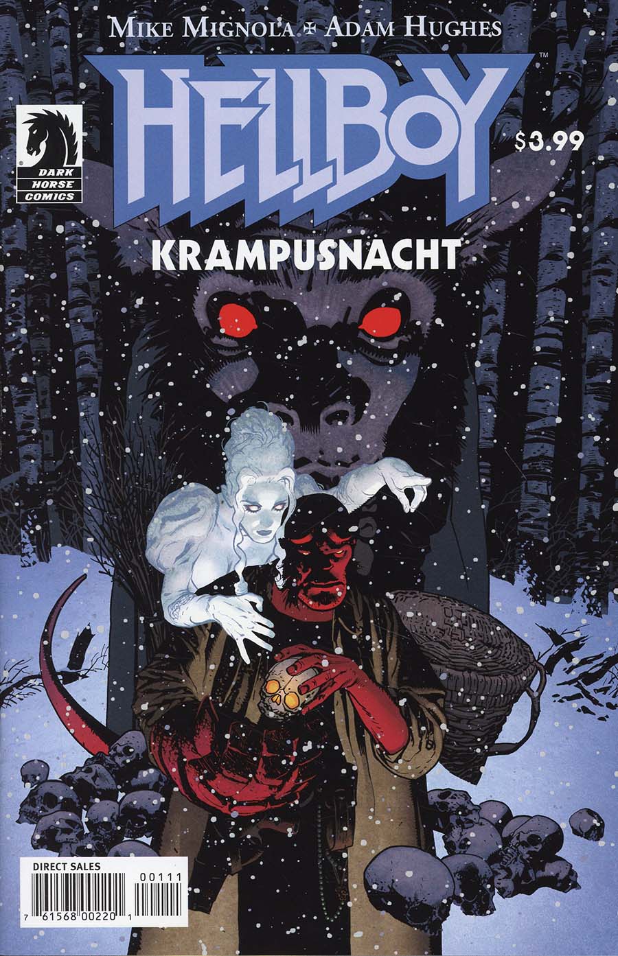 Hellboy Krampusnacht #1 Cover A Regular Adam Hughes Cover