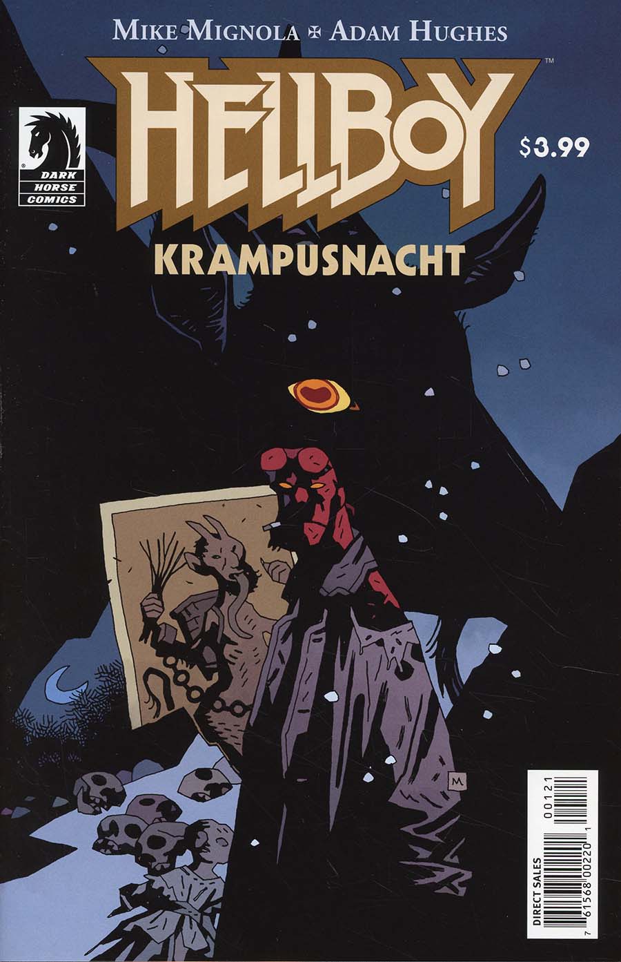 Hellboy Krampusnacht #1 Cover B Variant Mike Mignola Cover