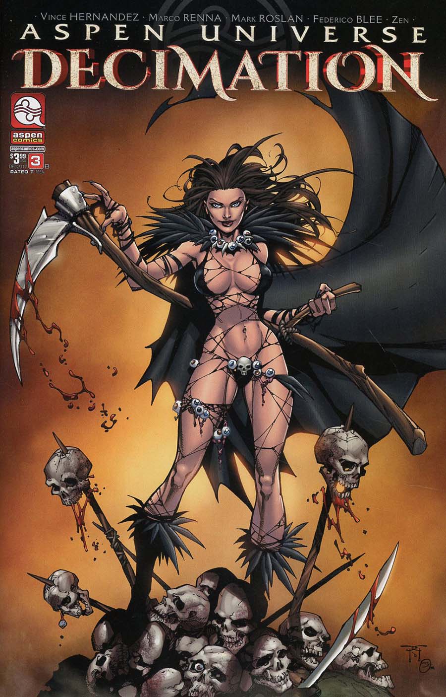 Aspen Universe Decimation #3 Cover B Variant Randy Green Cover