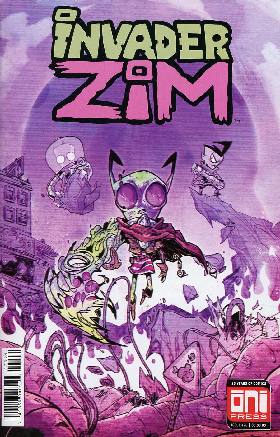 Invader Zim #26 Cover B Variant Simon Troussellier Cover