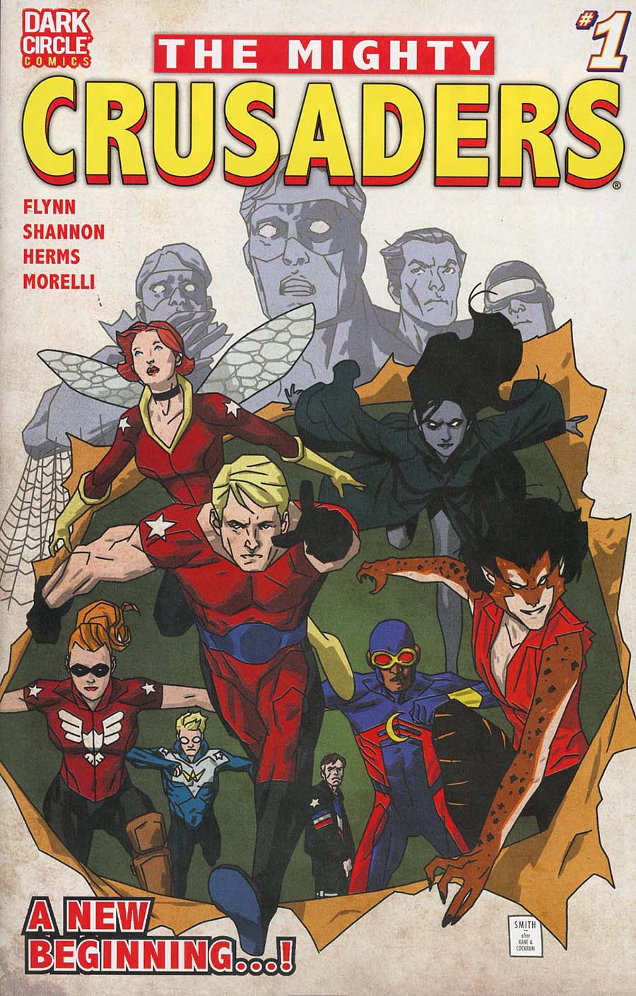 Mighty Crusaders Vol 4 #1 Cover B Variant Matthew Dow Smith Cover