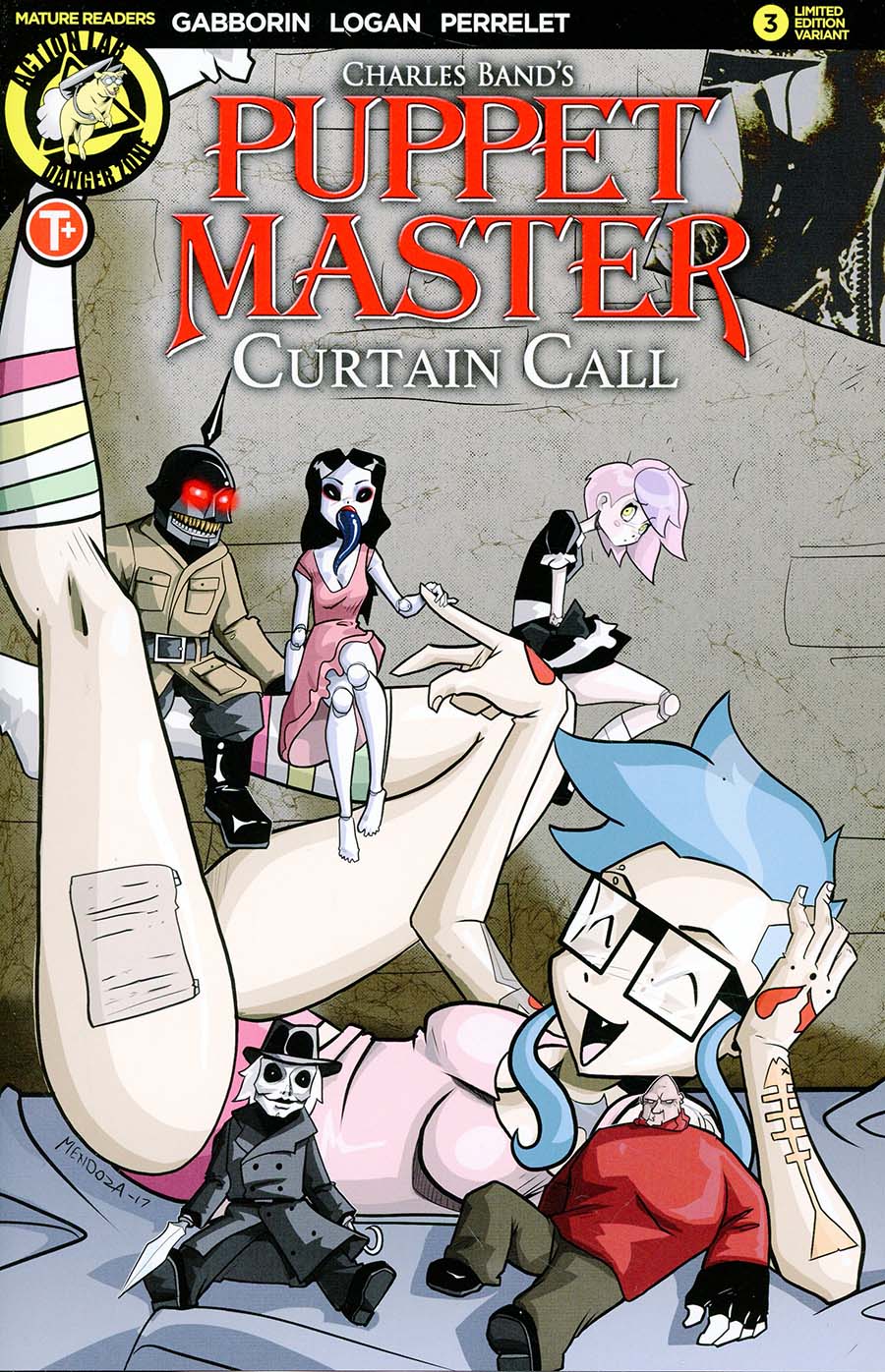 Puppet Master Curtain Call #3 Cover C Variant Dan Mendoza Dollface Cover