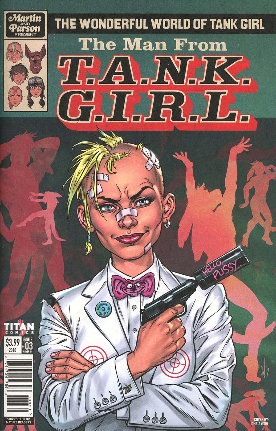 Wonderful World Of Tank Girl #3 Cover B Variant Chris Wahl Cover