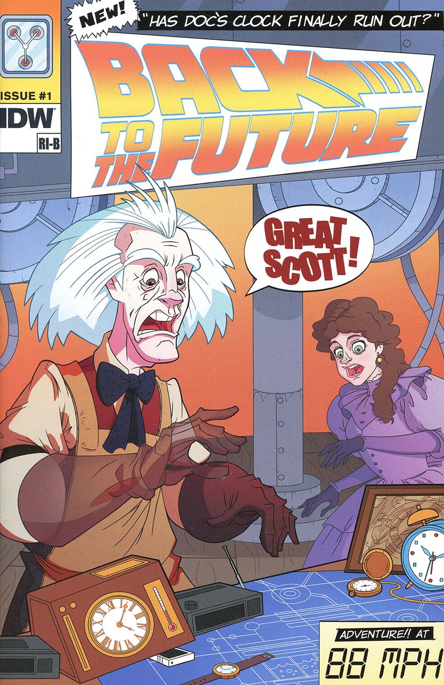 Back To The Future Tales From The Time Train #1 Cover B Variant Philip Murphy Artists Edition Cover