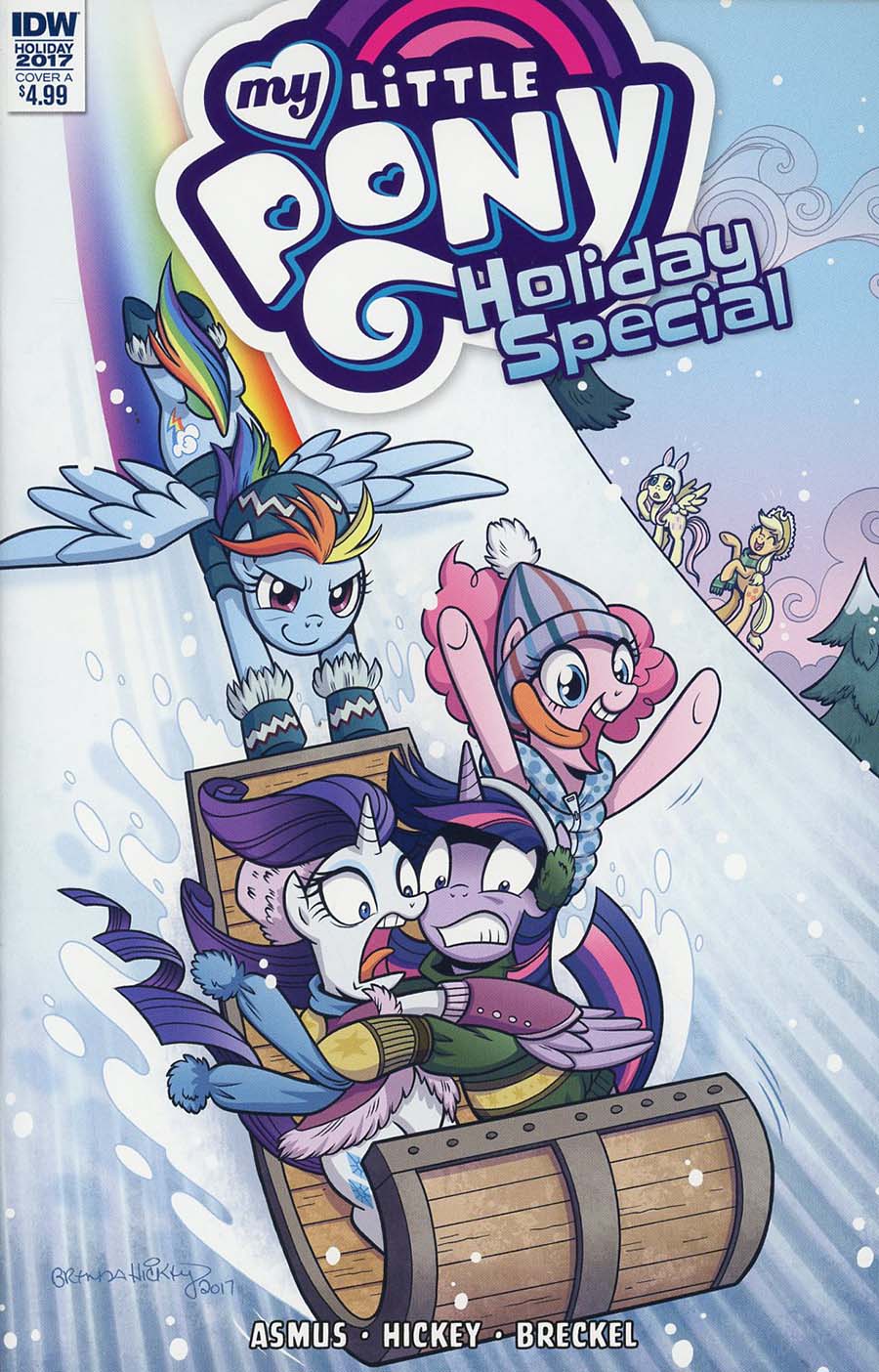 My Little Pony Holiday Special 2017 Cover A Regular Brenda Hickey Cover