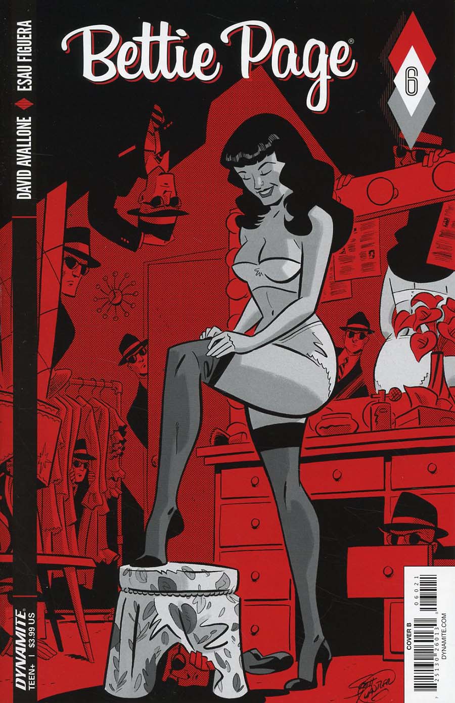 Bettie Page #6 Cover B Variant Scott Chantler Cover