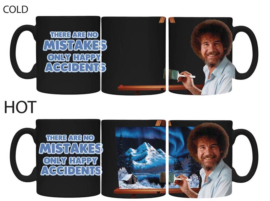 Bob Ross Mistakes Heat Change Mug