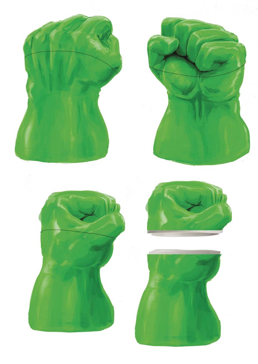 Marvel Comics Lidded Jar - Hulks Fist