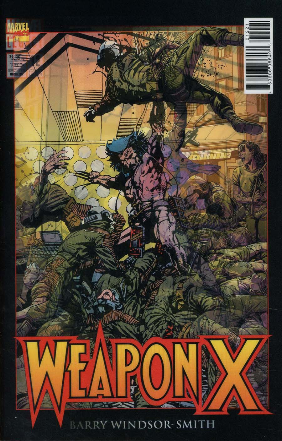 Weapon X Vol 3 #12 Cover B Variant Marc Laming Lenticular Homage Cover (Marvel Legacy Tie-In)