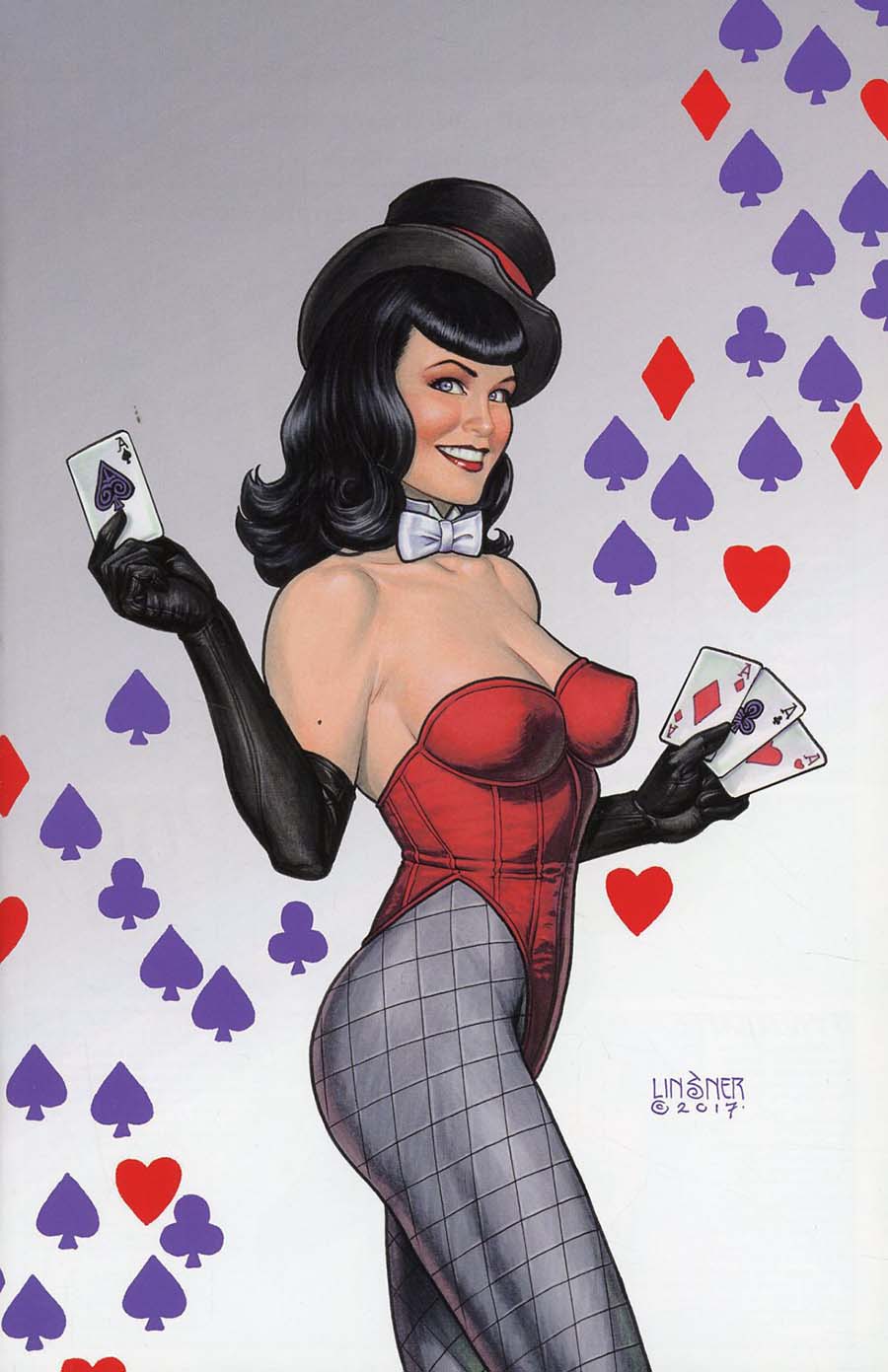 Bettie Page #6 Cover E Incentive Joseph Michael Linsner Virgin Cover