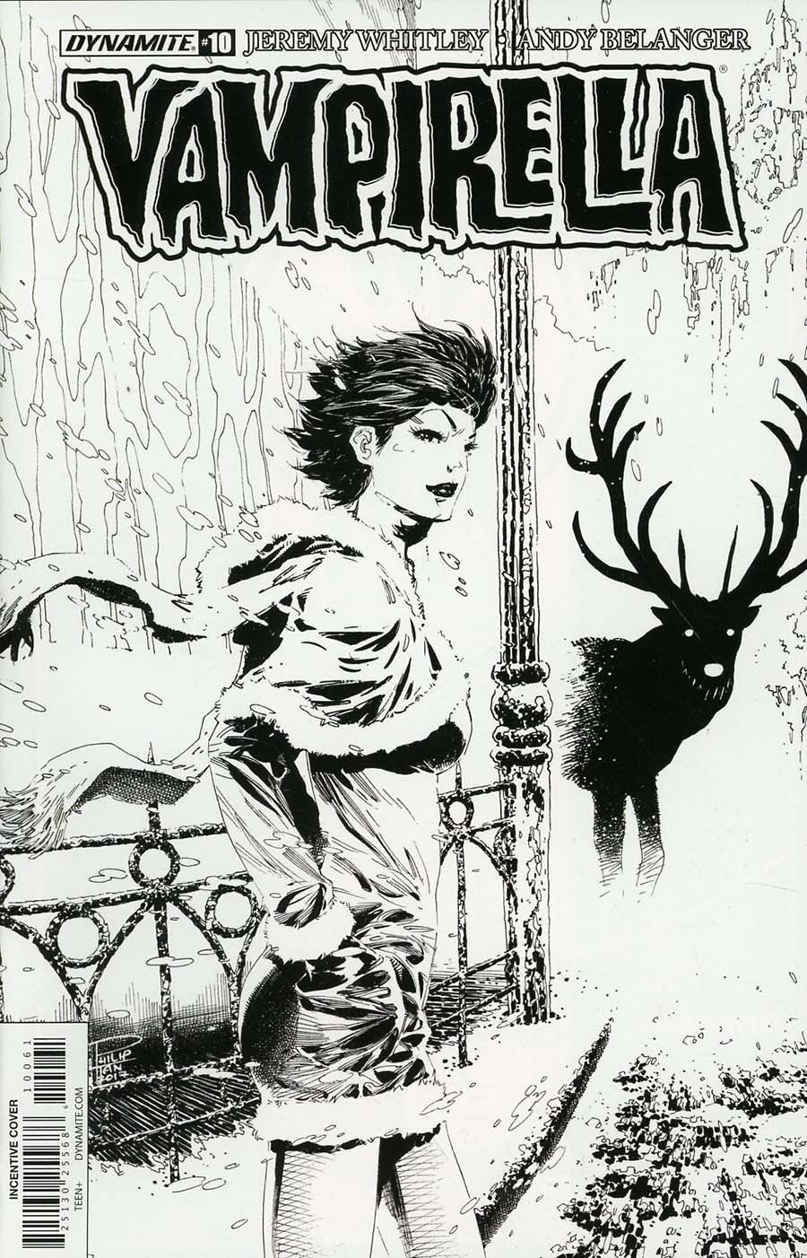 Vampirella Vol 7 #10 Cover F Incentive Philip Tan Black & White Cover