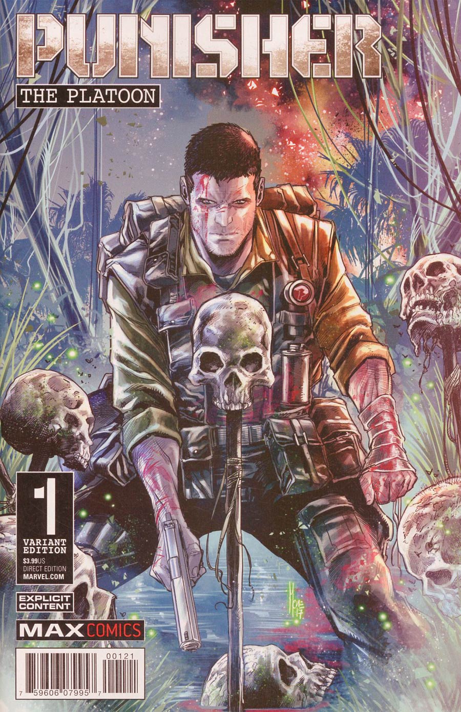 Punisher Platoon #1 Cover C Incentive Marco Checchetto Variant Cover