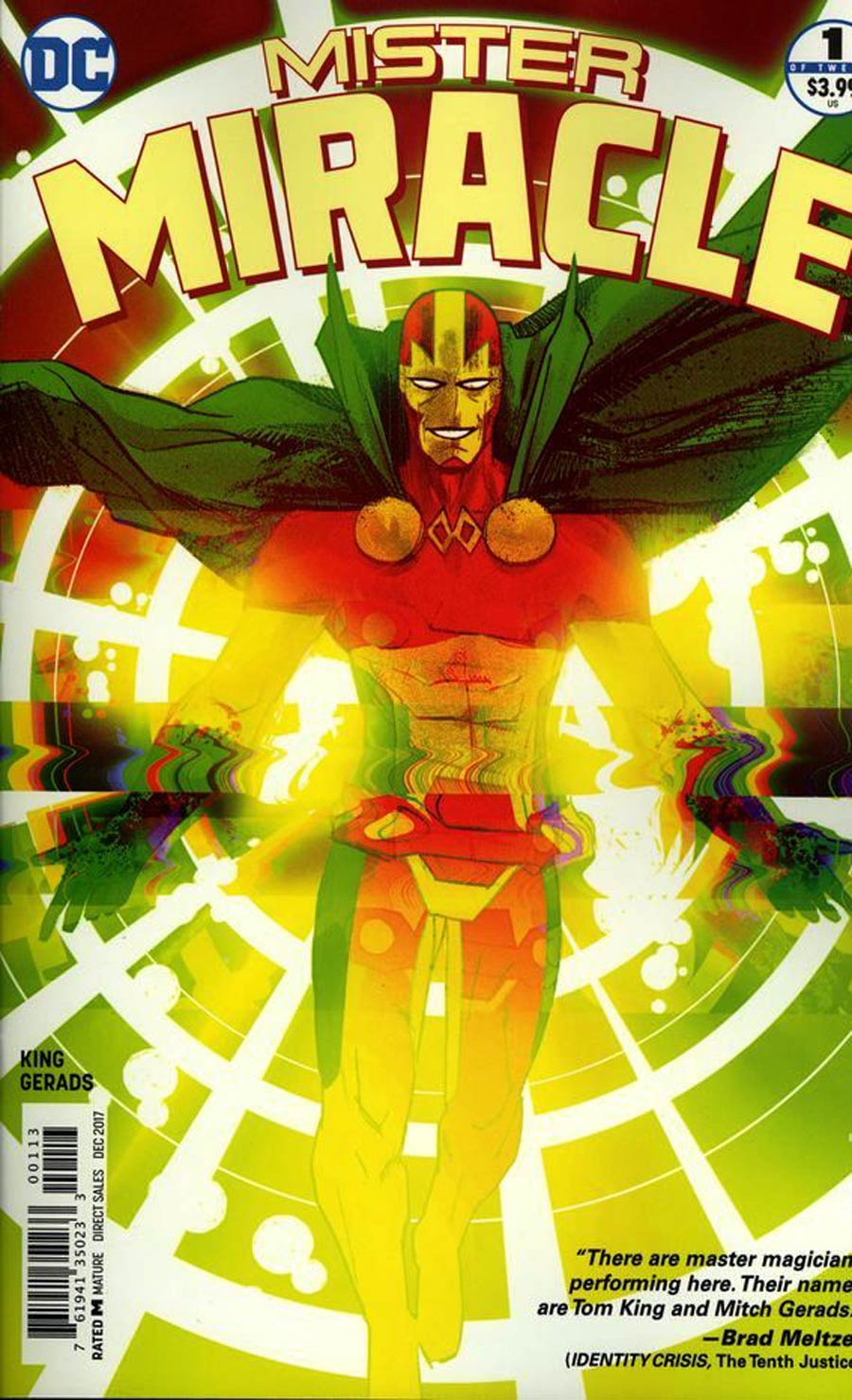 Mister Miracle Vol 4 #1 Cover E 3rd Ptg Variant Mitch Gerads Cover