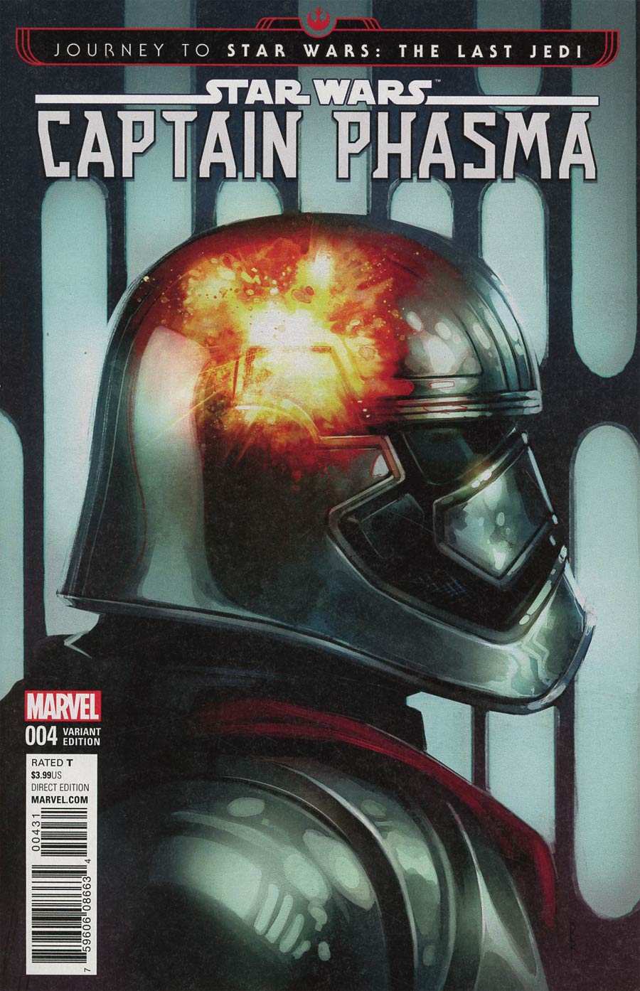 Journey To Star Wars The Last Jedi Captain Phasma #4 Cover D Incentive Rod Reis Variant Cover