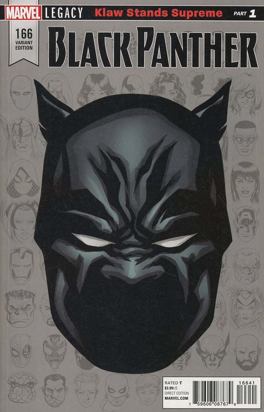 Black Panther Vol 6 #166 Cover E Incentive Mike McKone Legacy Headshot Variant Cover (Marvel Legacy Tie-In)