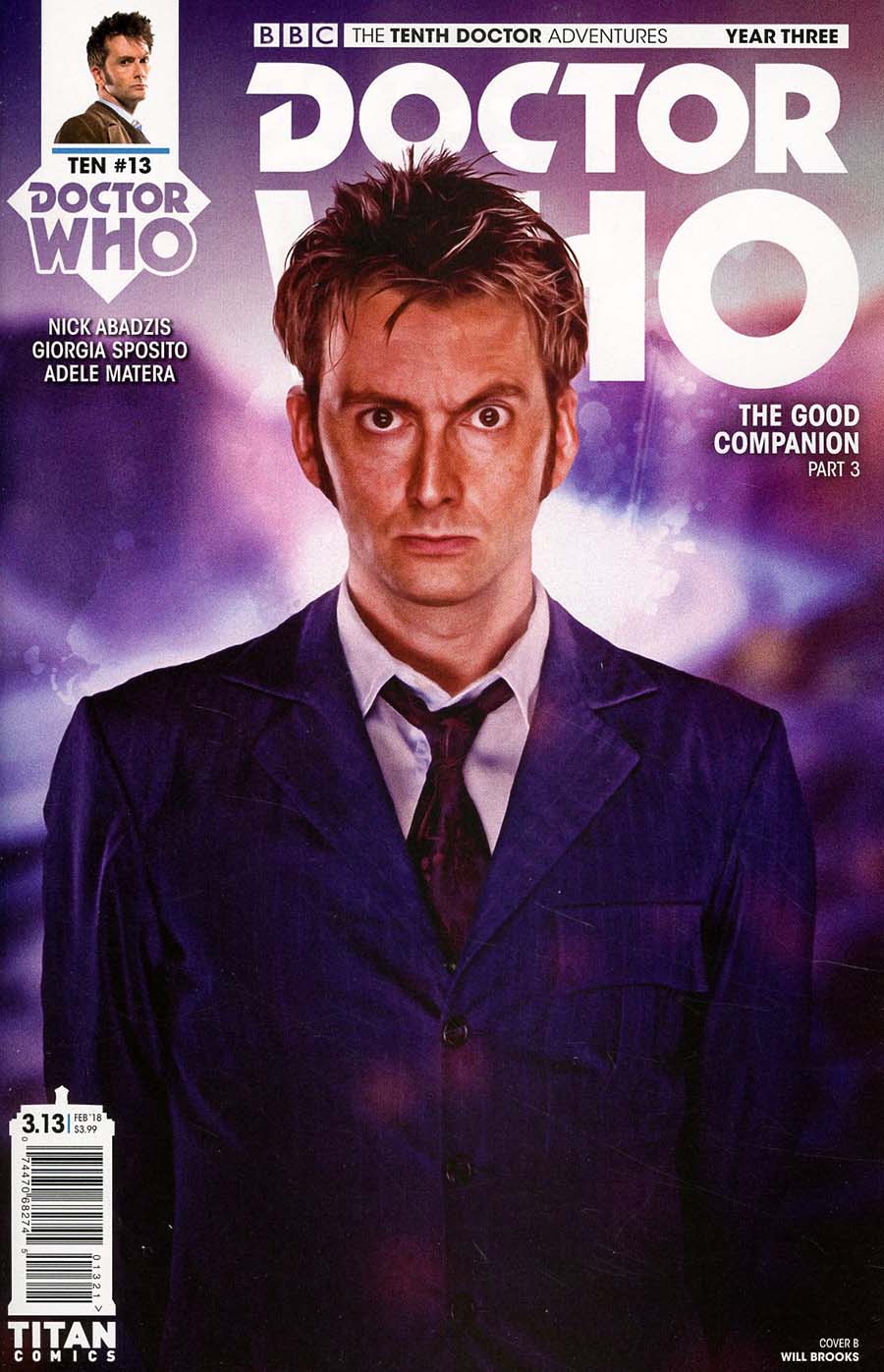 Doctor Who 10th Doctor Year Three #13 Cover B Variant Photo Cover