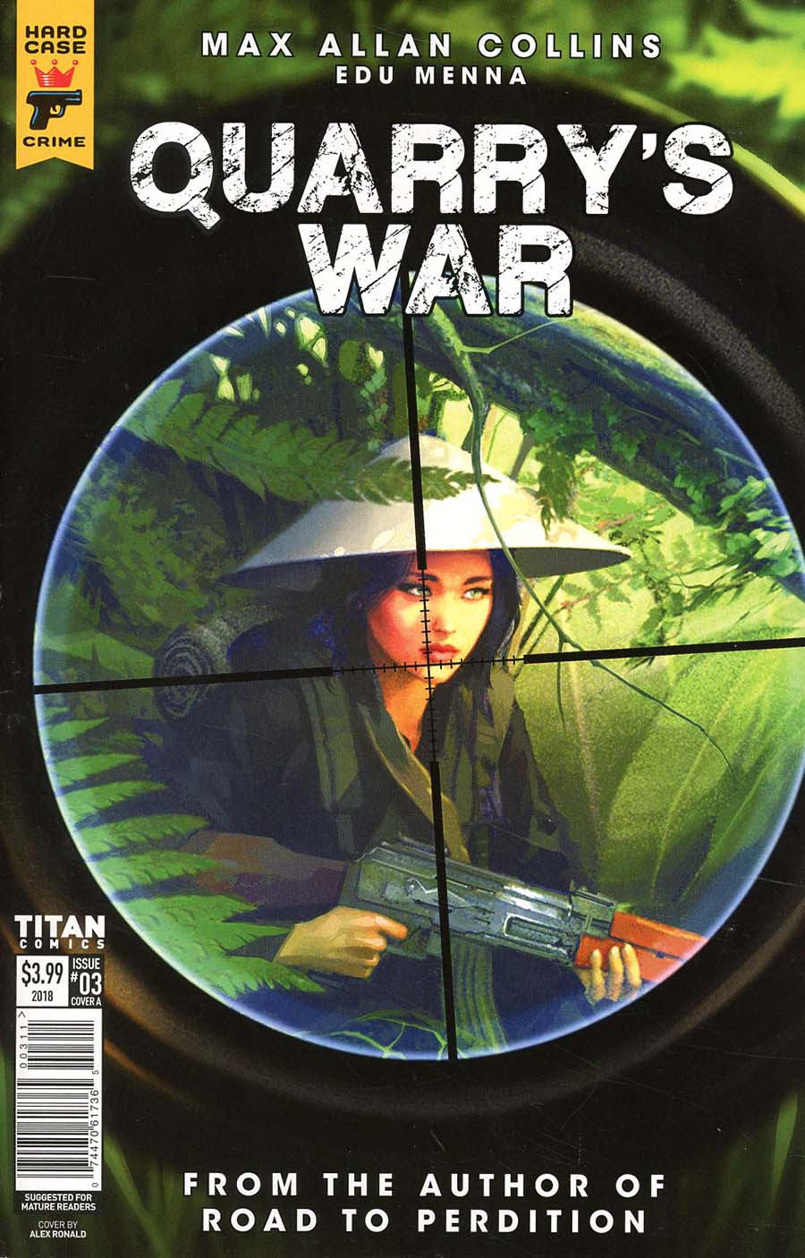 Hard Case Crime Quarrys War #3 Cover A Regular Alex Ronald Cover