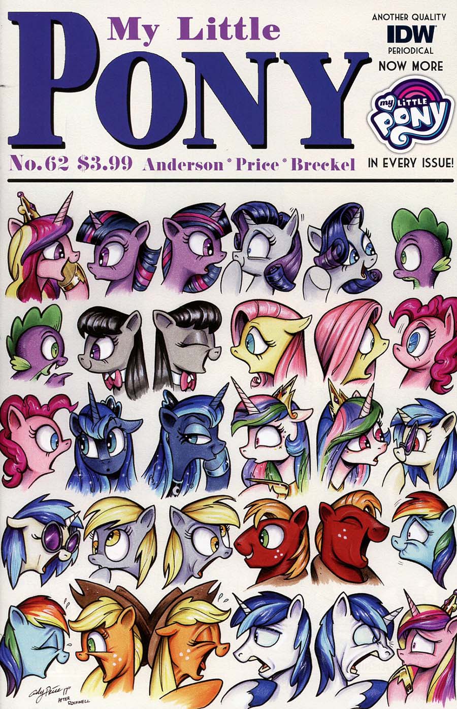 My Little Pony Friendship Is Magic #62 Cover A Regular Andy Price Cover