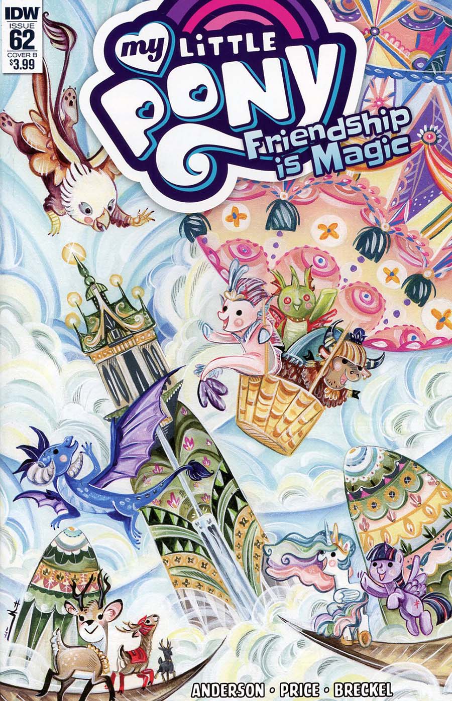 My Little Pony Friendship Is Magic #62 Cover B Variant Sara Richard Cover