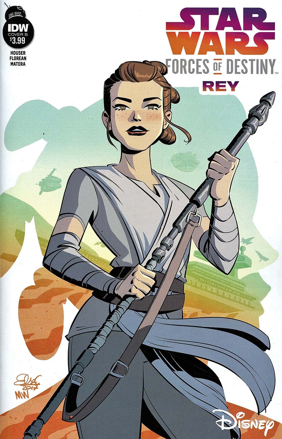 Star Wars Adventures Forces Of Destiny Rey Cover B Variant Elsa Charretier Cover