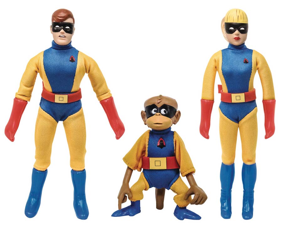 Hanna-Barbera Space Ghost Blip Jan & Jace 8-Inch 3-Pack Action Figure Case