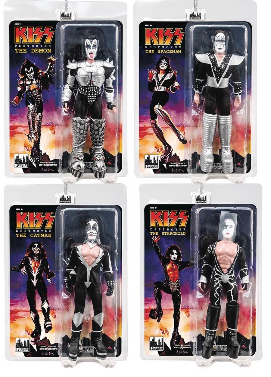 KISS Destroyer 8-Inch Action Figure Series 2 Assortment Case