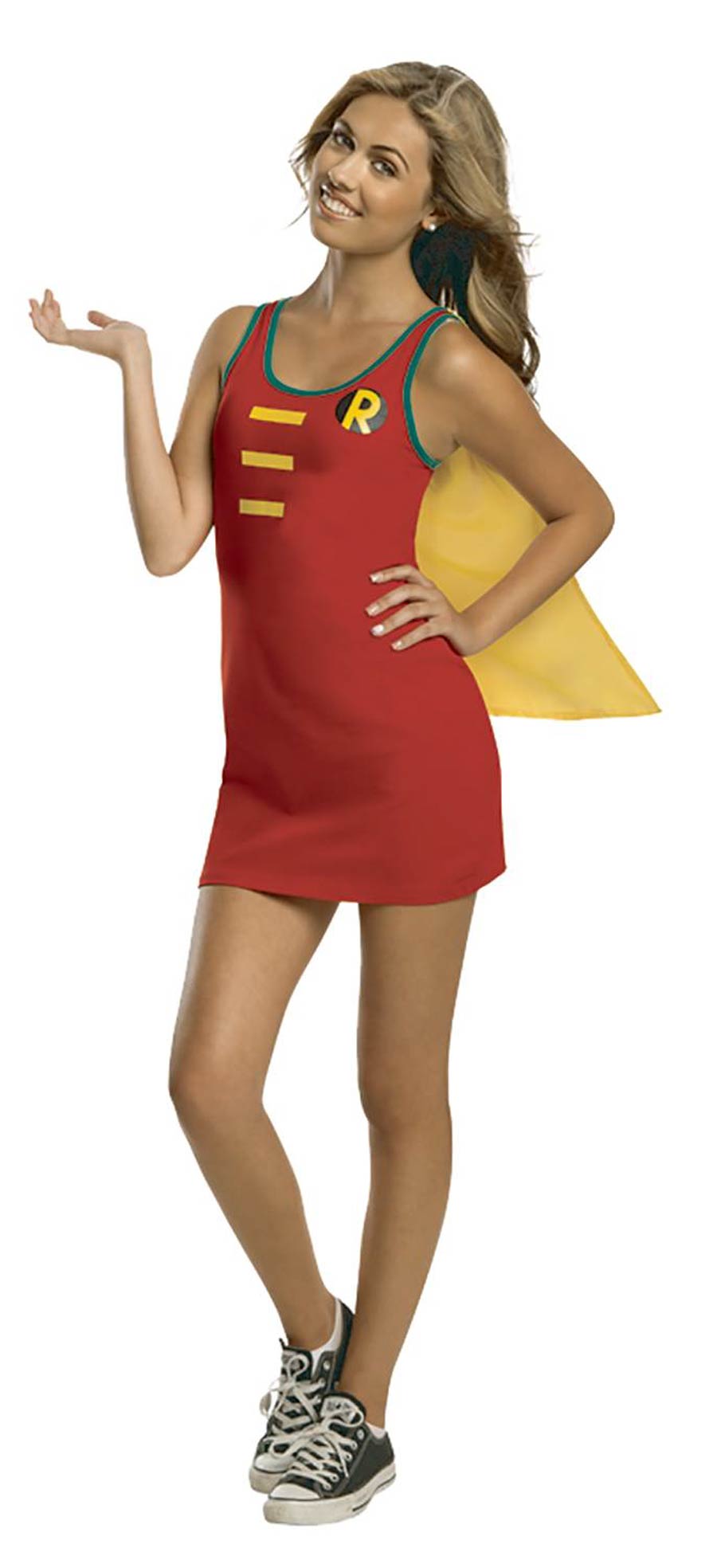 DC Comics Robin Cape Tank Dress Large