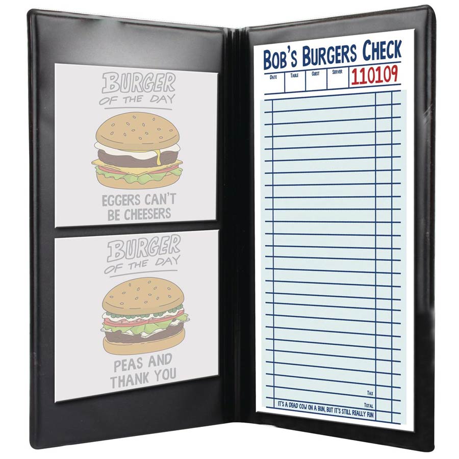 Bobs Burgers Server Book Notepad Set