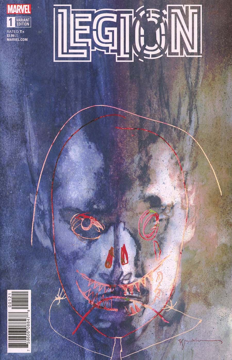 Legion (Marvel) #1 Cover B Variant Bill Sienkiewicz Cover (Marvel Legacy Tie-In)