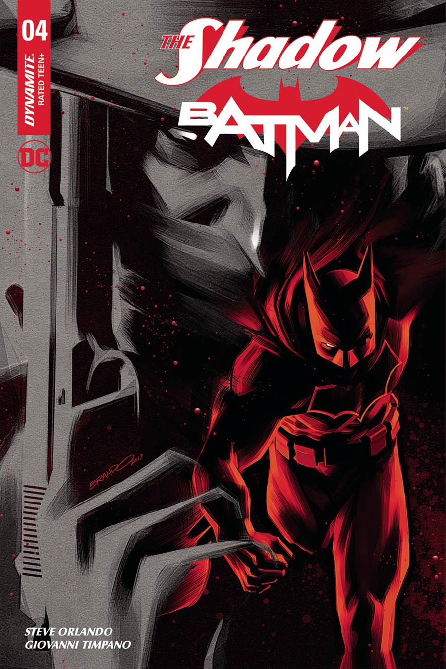 Shadow Batman #4 Cover I Incentive Brandon Peterson Black Red Cover